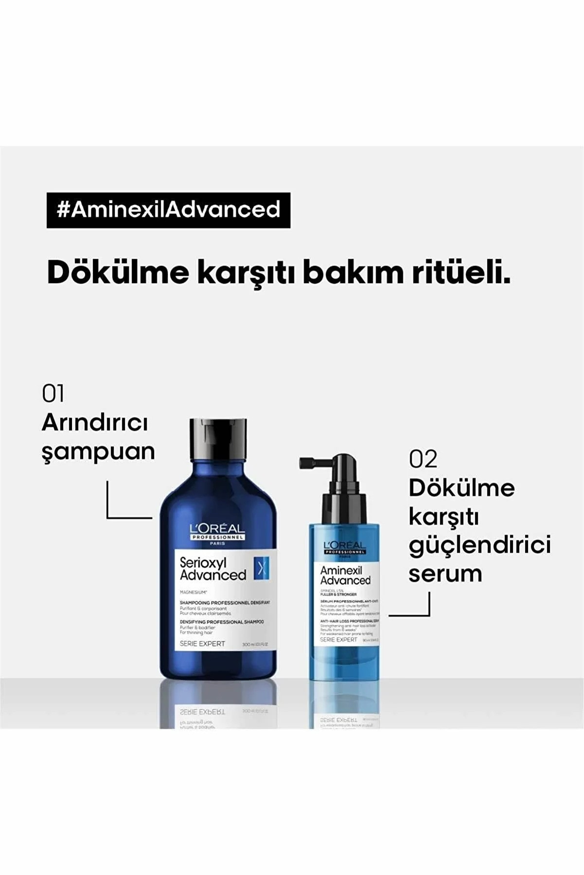 L'oreal Professionnel Serie Expert Aminexil Advanced Daha Gür & Daha Güçlü Saçlar Için Dökülme Karşıtı Serum 90 ml