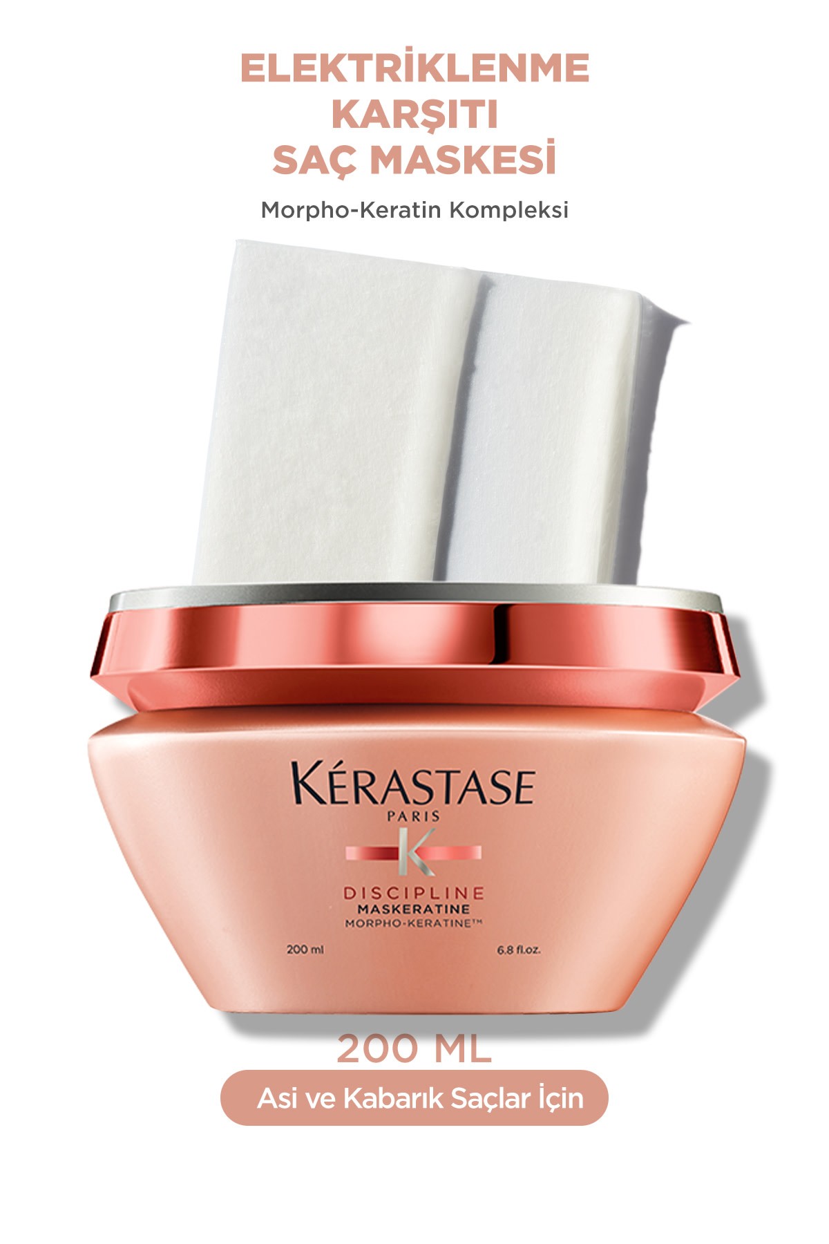 Kerastase Discipline Maskeratine Gür ve Kabaran Saçlar İçin  Düzleştirici  Saç Maskesi 200ml