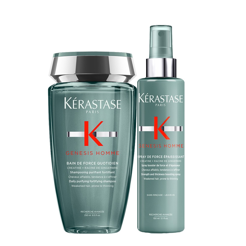 Kerastase Genesis Homme -Erkeklere Özel İnce Telli Saçlar İçin Günlük Bakım Seti