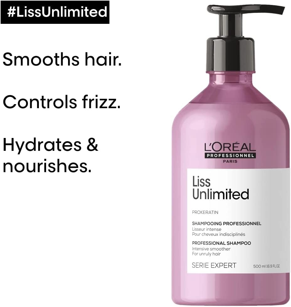 L'oreal Professionnel Loreal Serie Expert Liss Unlimited Elektriklenme Karşıtı Ve Yumuşaklık Veren Şampuan 500 ml