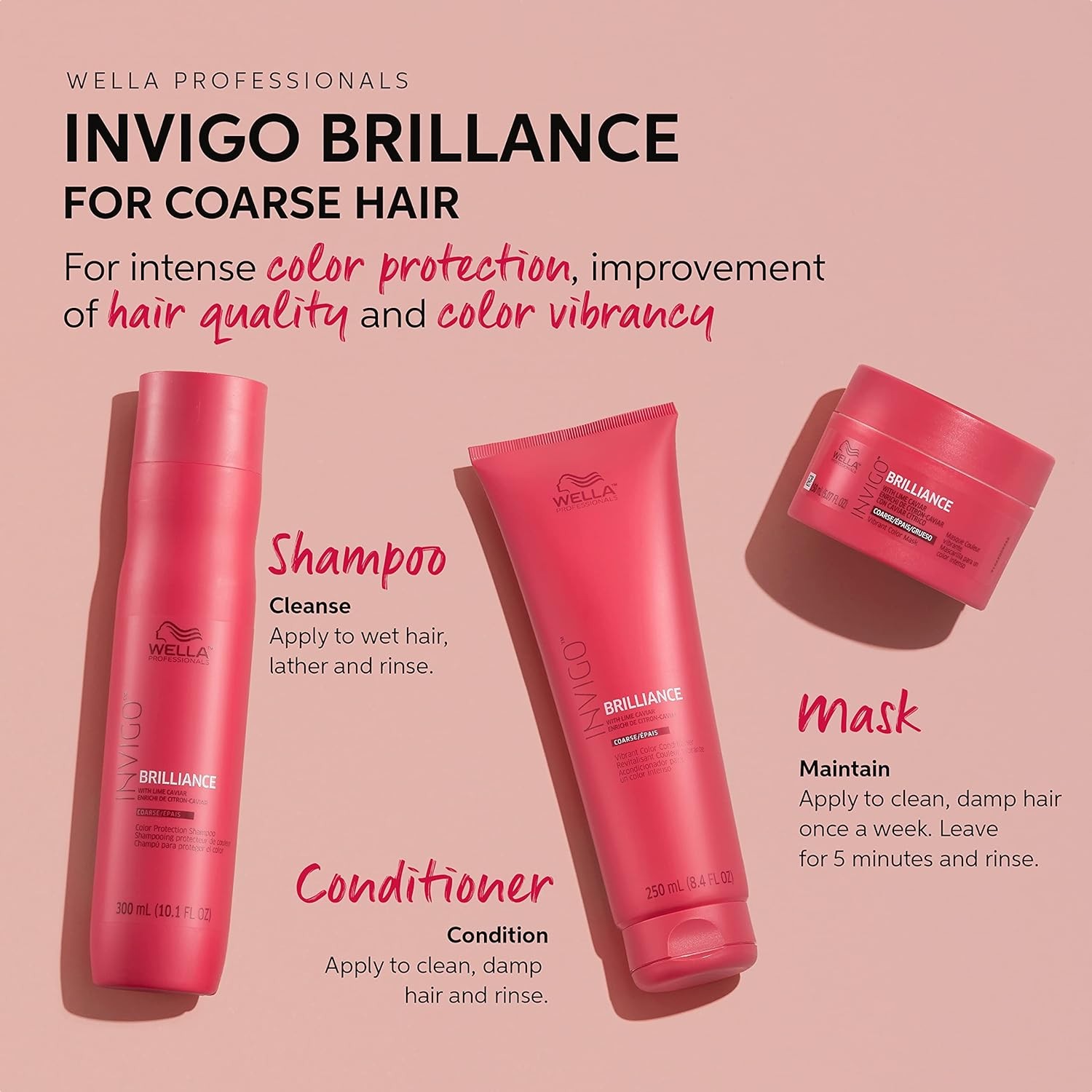 Wella Invigo Color Brilliance E VİTAMİNLİ Renk Koruyu Nemlendirici Maske 150ml