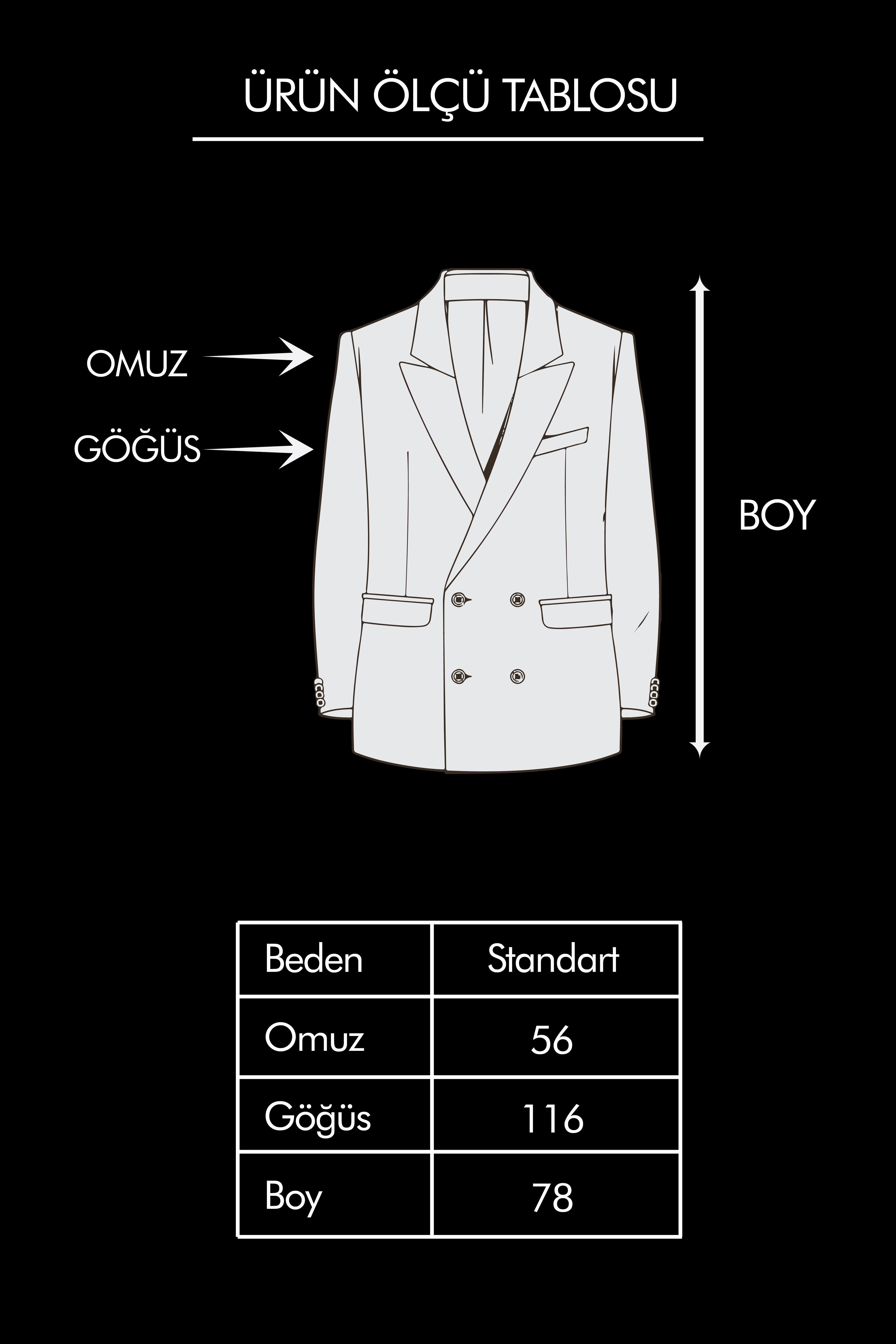 Kılçık Desen Oversize Kaşe Kaban