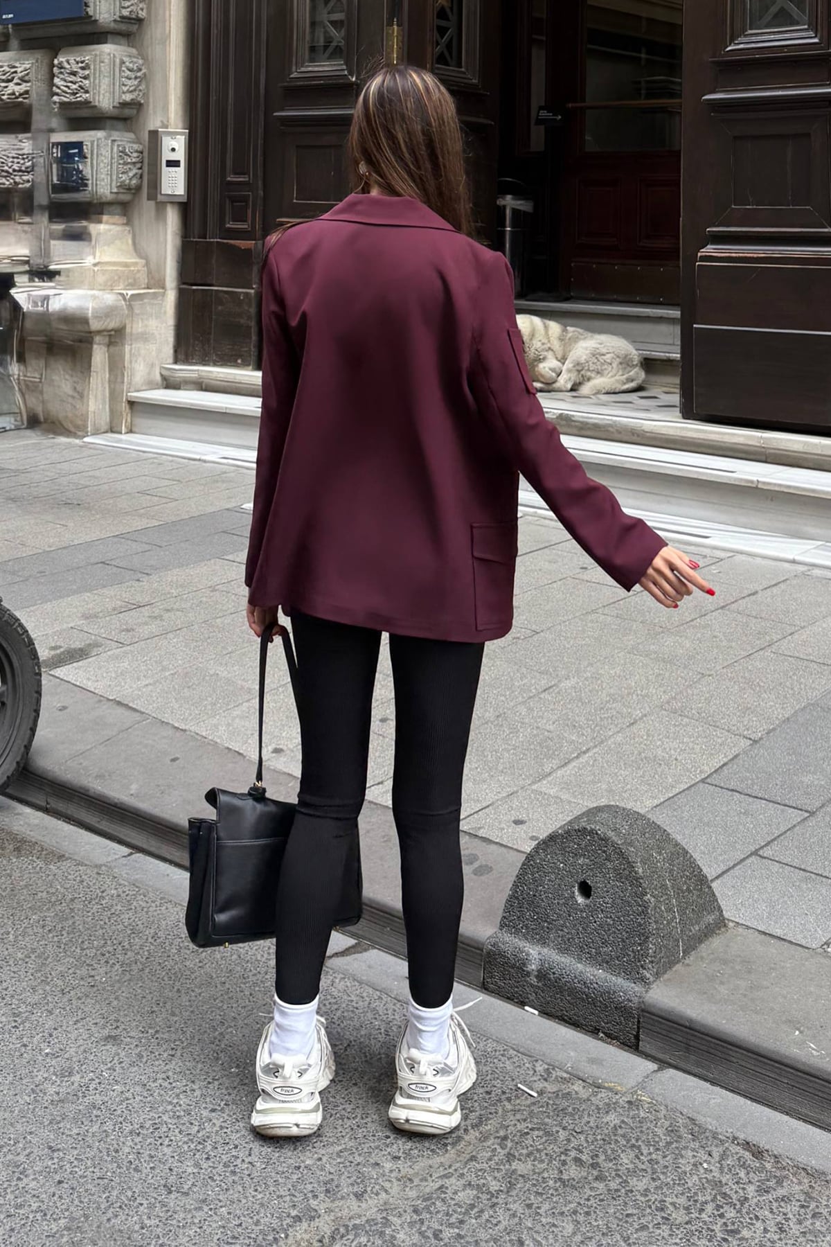 Cep Tasarımlı Blazer Ceket