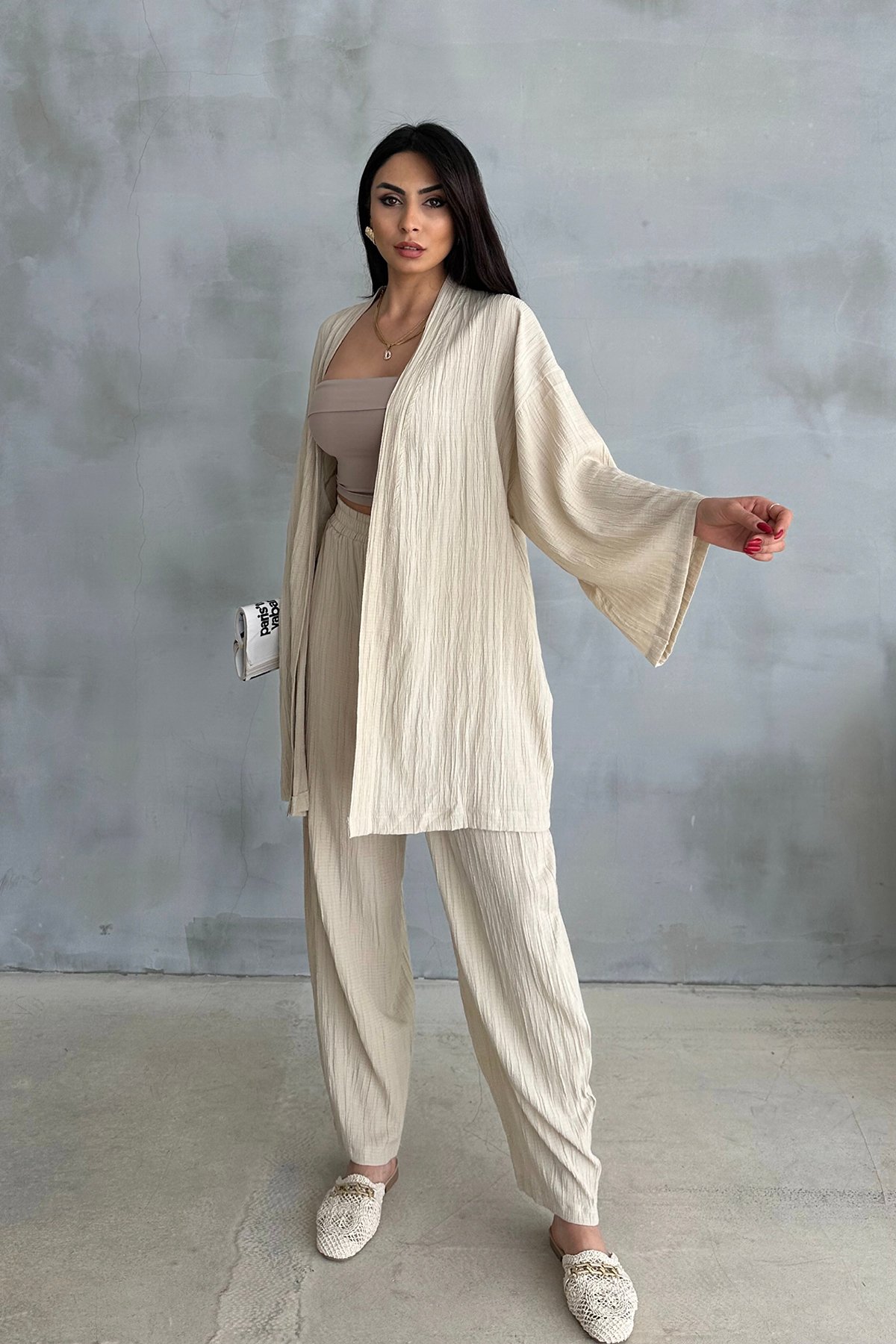 Gofre Kimono Takım