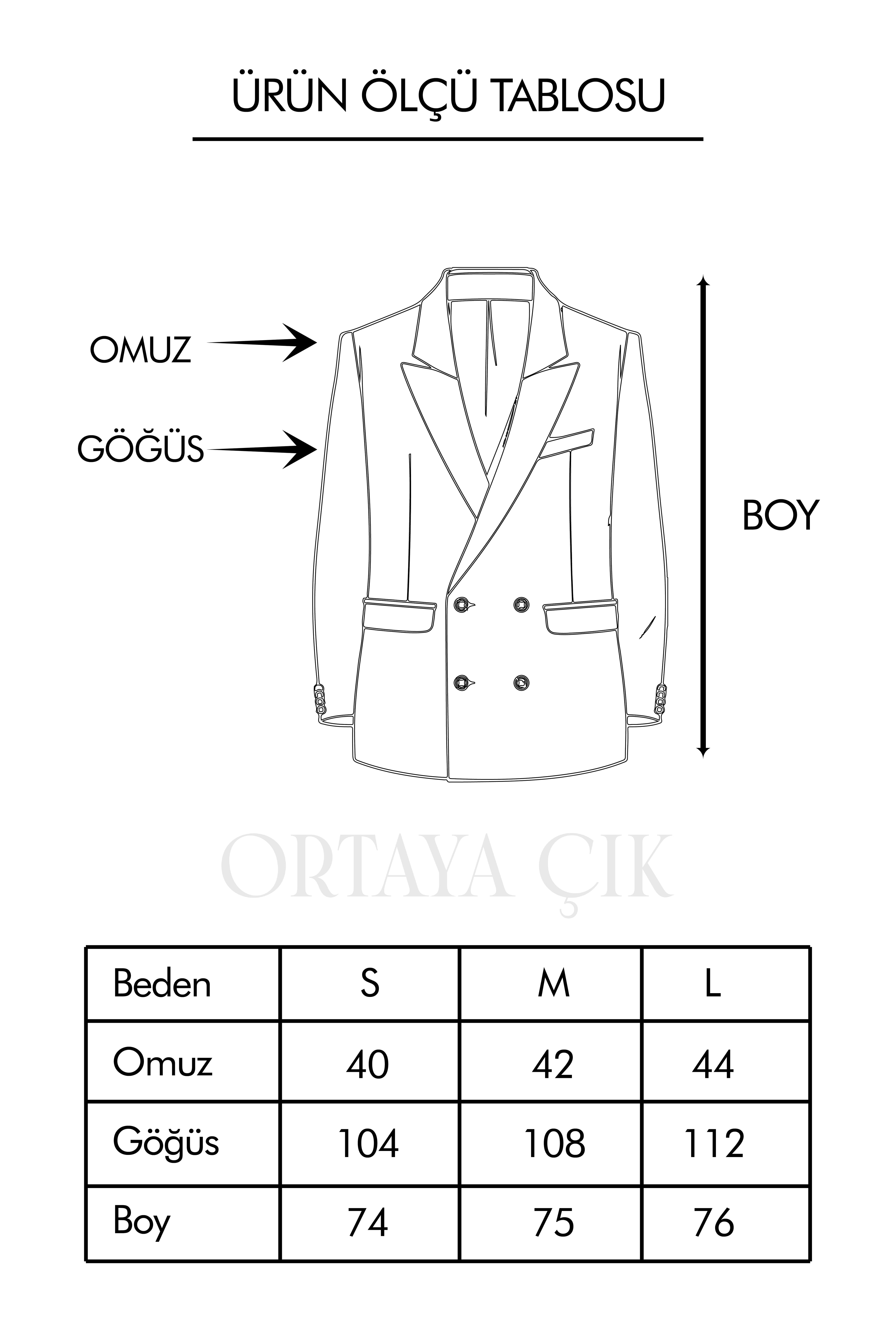 Halka Detay Tasarım Blazer Ceket