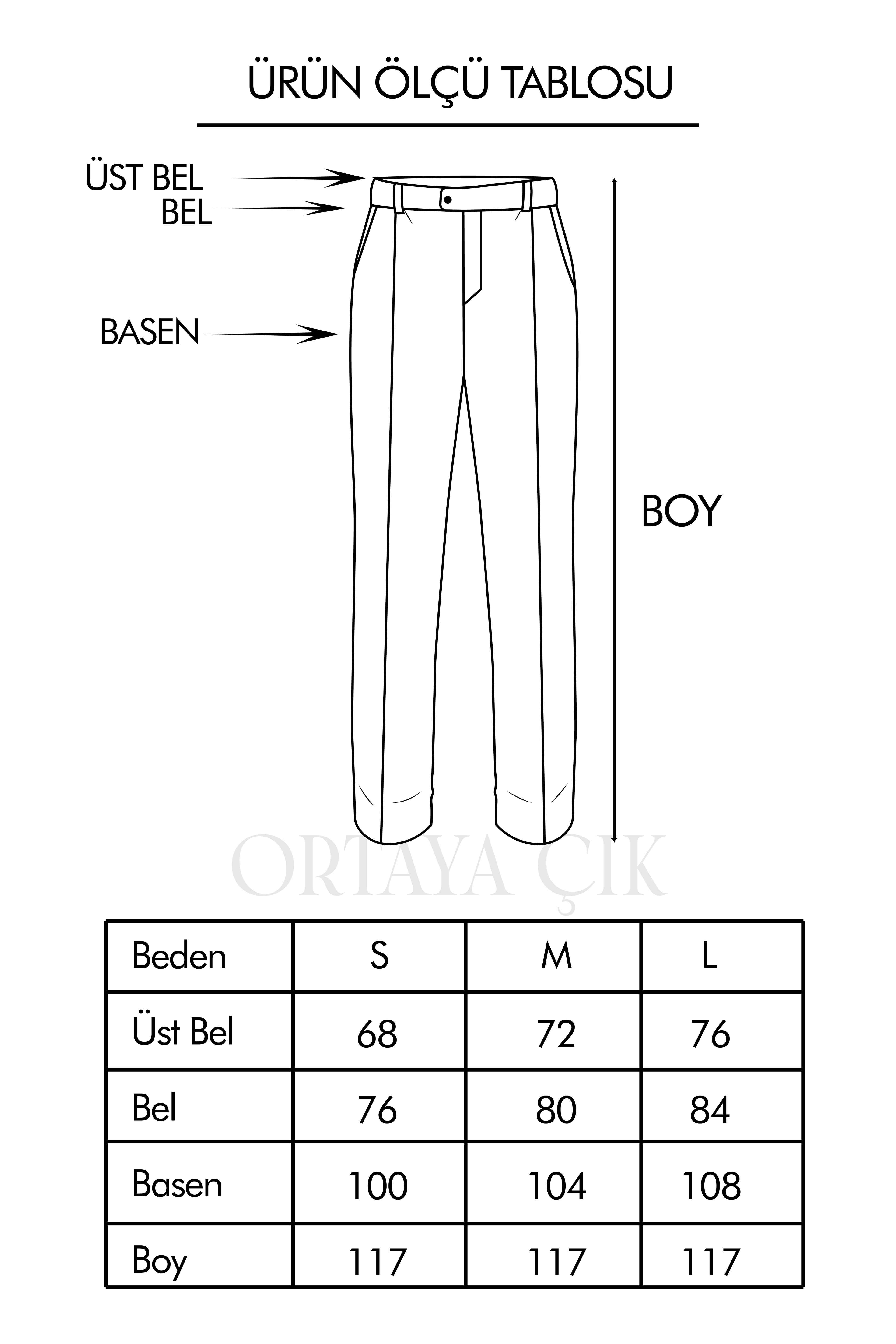 Siyah Yüksek Bel Palazzo Pantolon