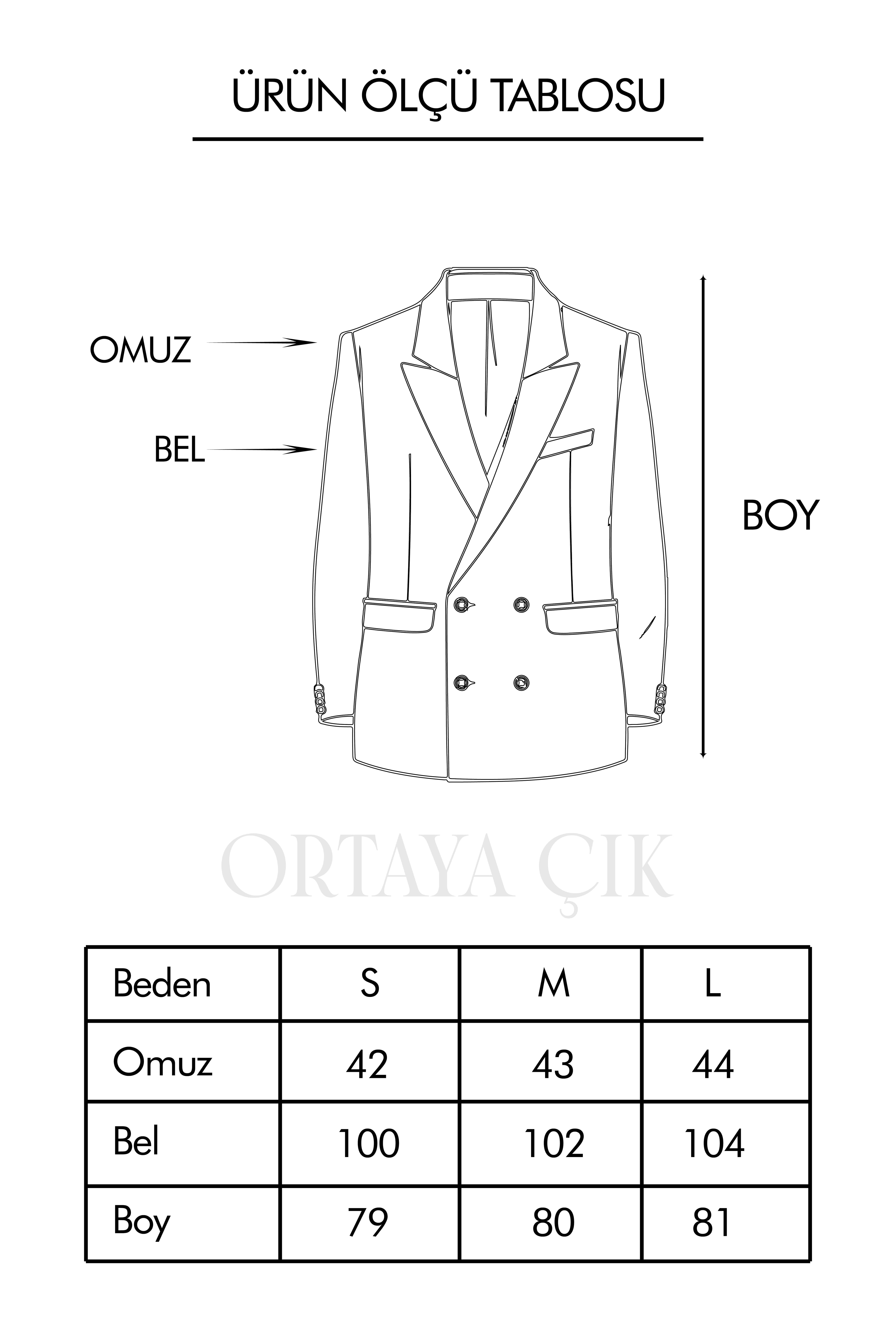Taşlı Düğme Detaylı Tasarım Blazer Ceket