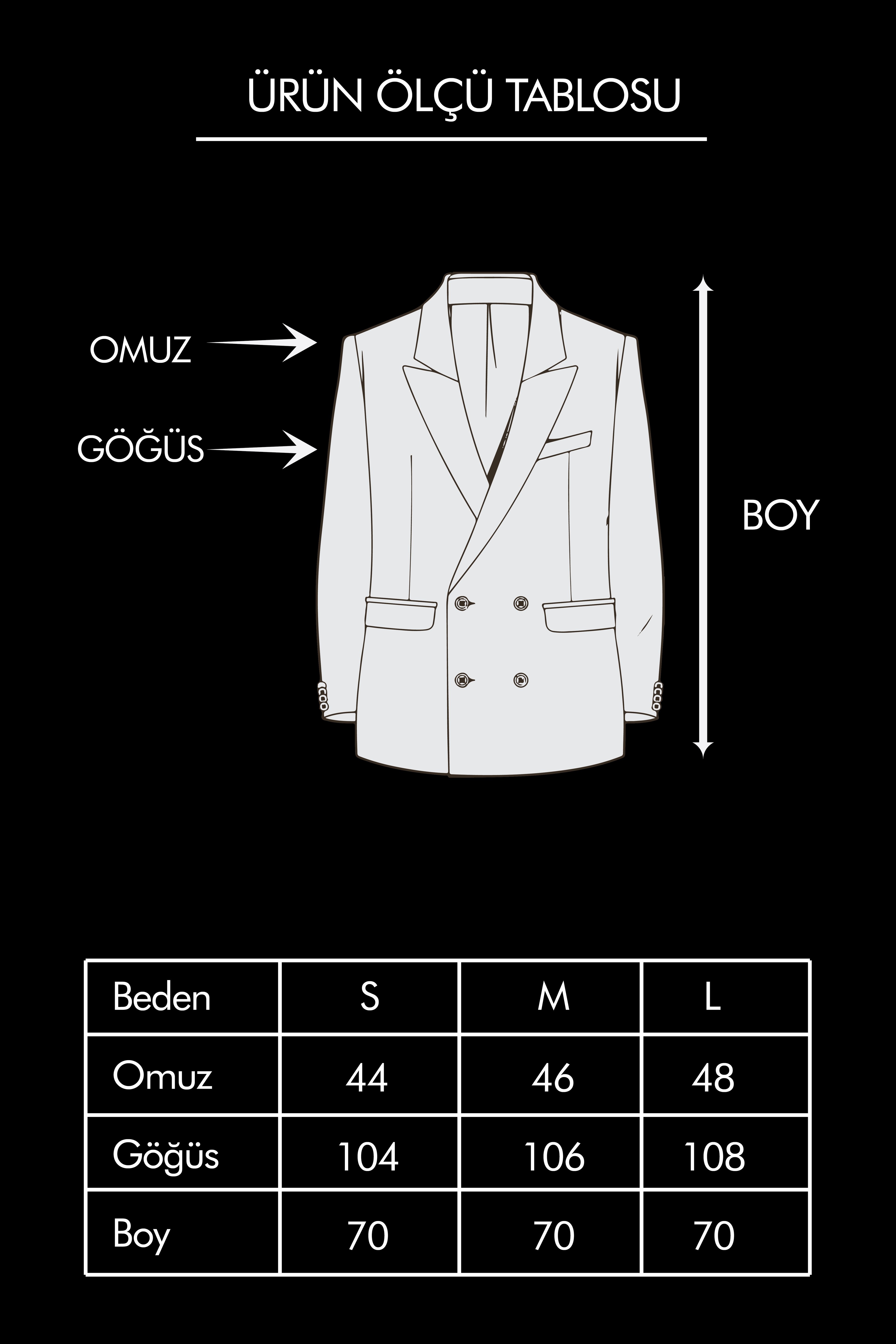Siyah Şerit Detaylı Tasarım Blazer Ceket