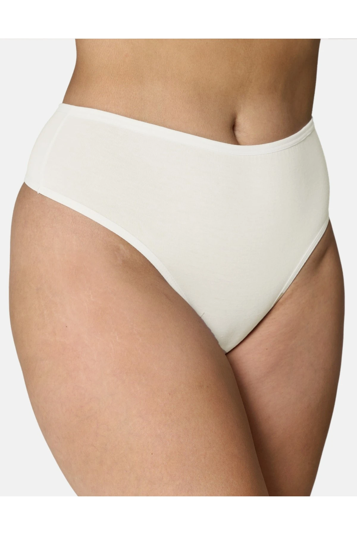 ALYA UNDERWEAR Kadın Külot Yüksek Bel Tanga, Toparlayıcı - 2 Siyah, 1 Beyaz, 2 Ten (s, M, L, Xl, 2xl ) - 5 Adet