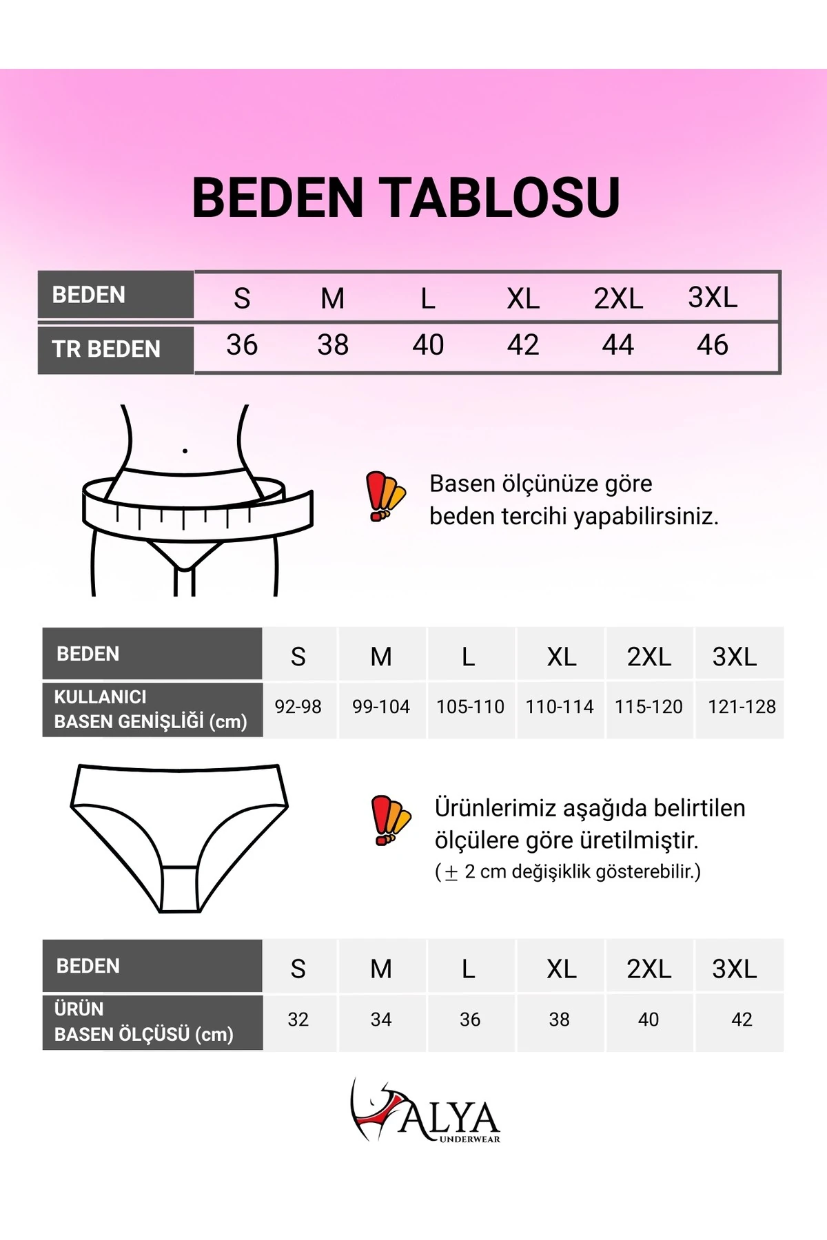 Kadın Pamuklu Slip Külot (5'li Paket)