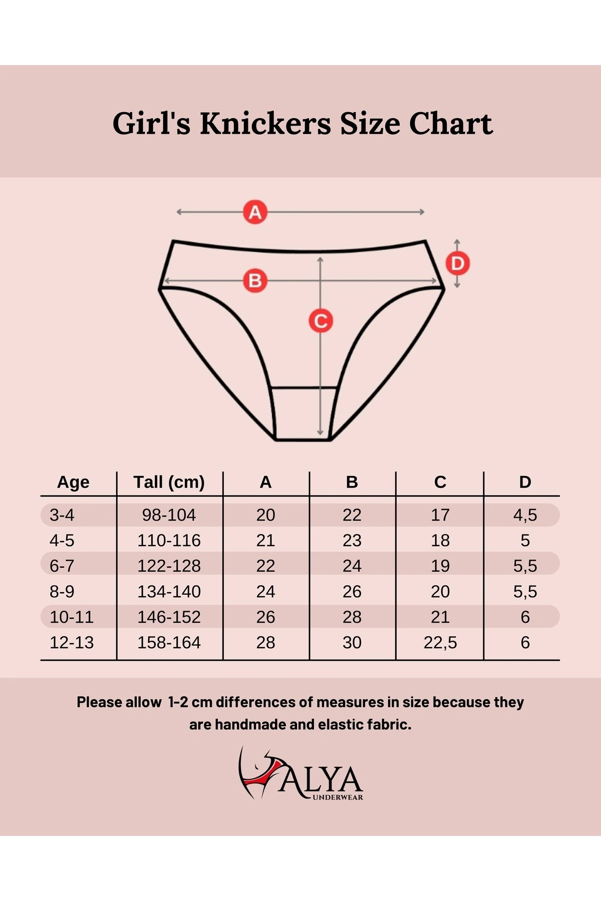 ALYA UNDERWEAR Kedi Baskılı Pamuklu Kız Çocuk Külot, Renkli Slip Külot
