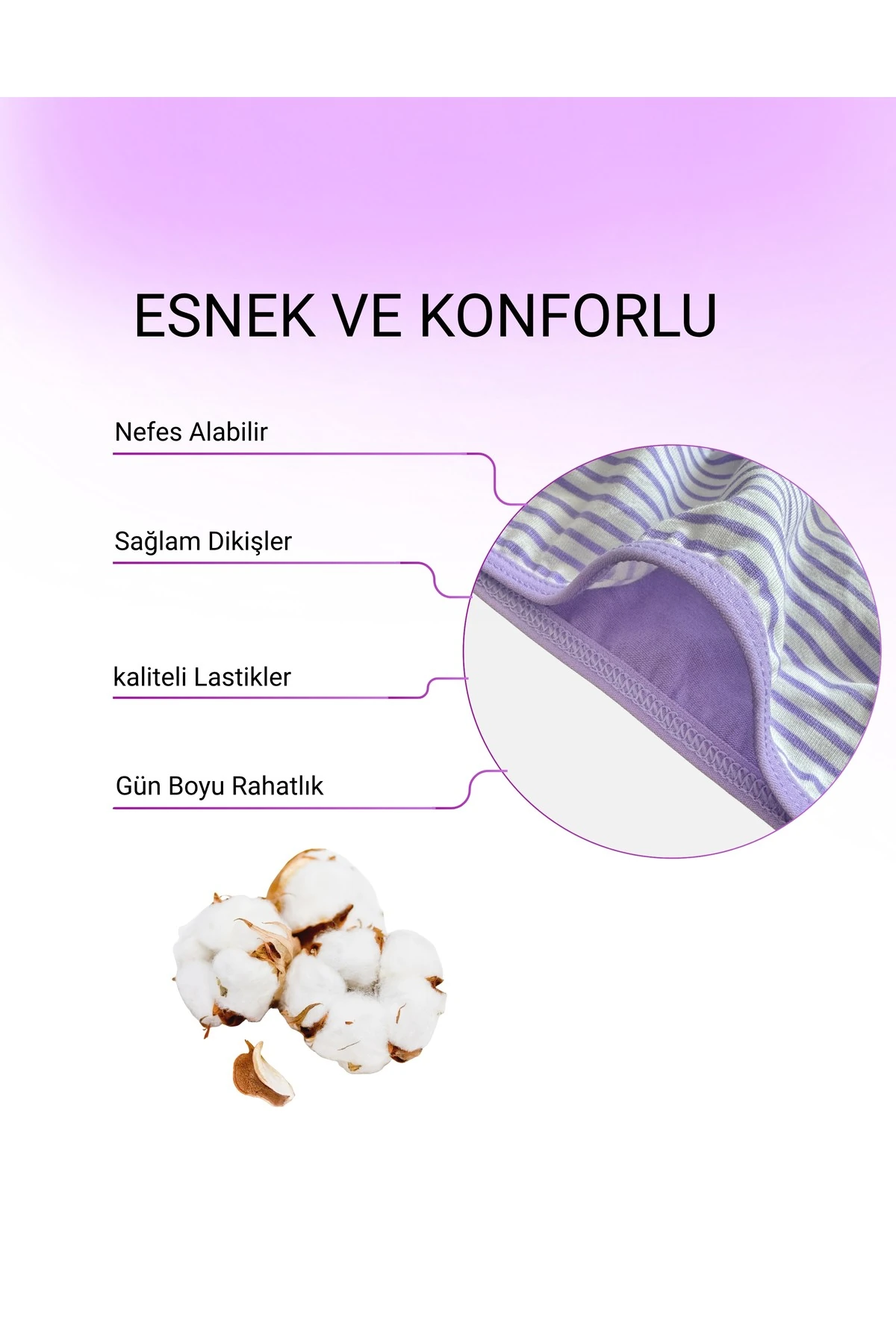 Kadın Pamuklu Slip Külot (5'li Paket)