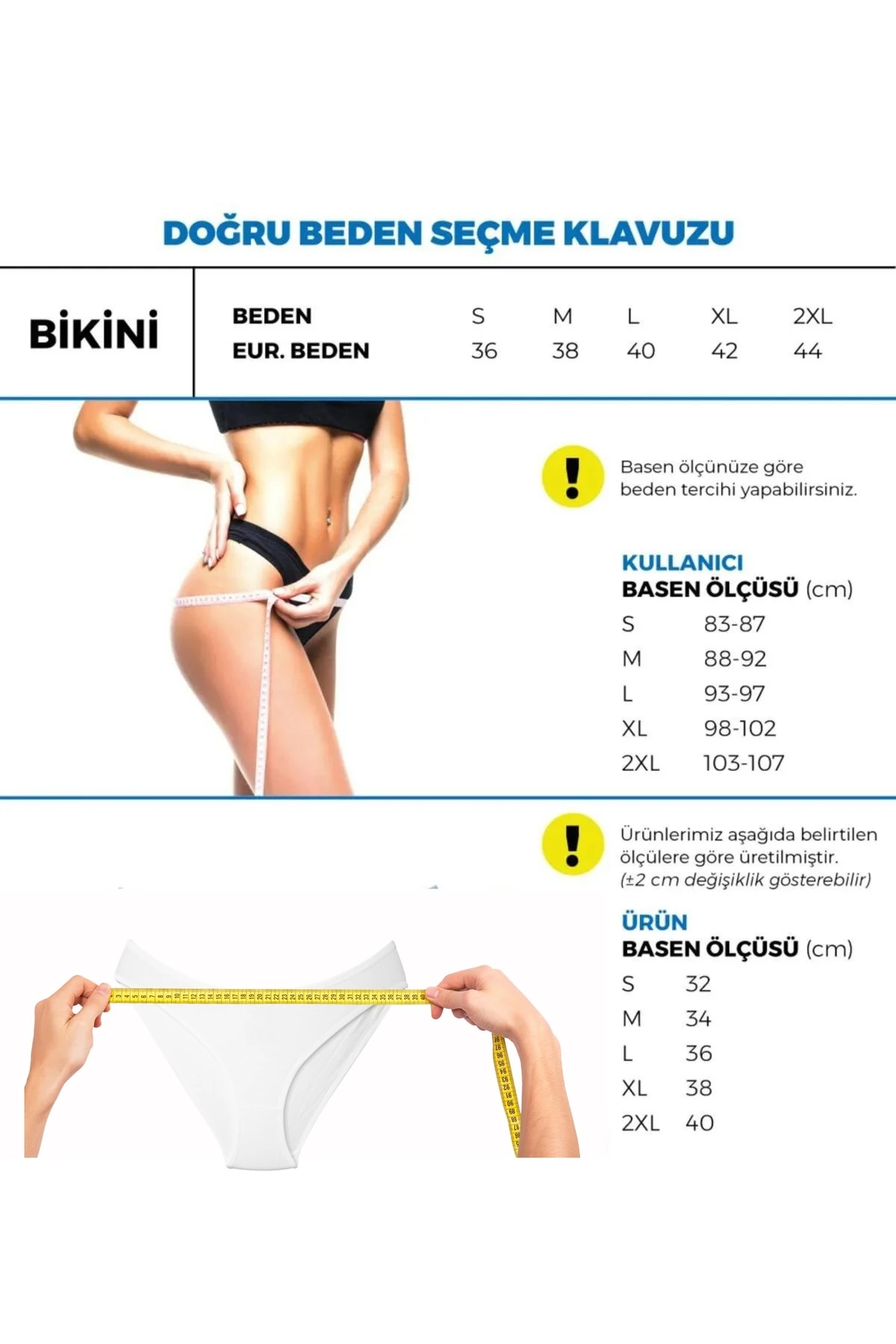 ALYA UNDERWEAR Kadın Bikini Kesim Pamuklu Empirme Baskılı Slip Külot - 3 Adet - (S, M, L, XL, 2XL)