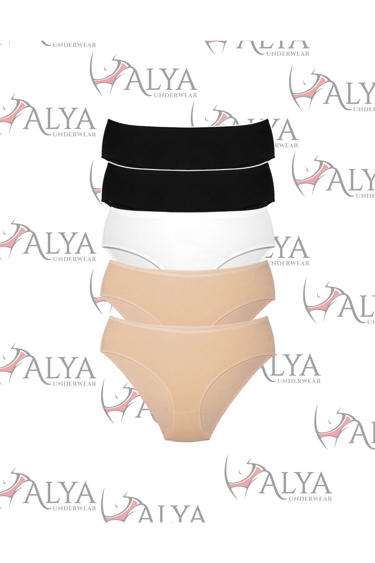 ALYA UNDERWEAR Kadın Külot, Lyocell Kumaş Külot, Ter Emici Rahat ve Dayanıklı Kadın İç Çamaşırı, Liyosel Slip