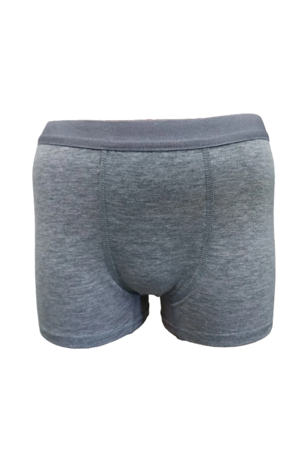 ALYA UNDERWEAR Erkek Çocuk Boxer Short 4'lü Paket Siyah - Gri Melanj - Lacivert - Yeşil