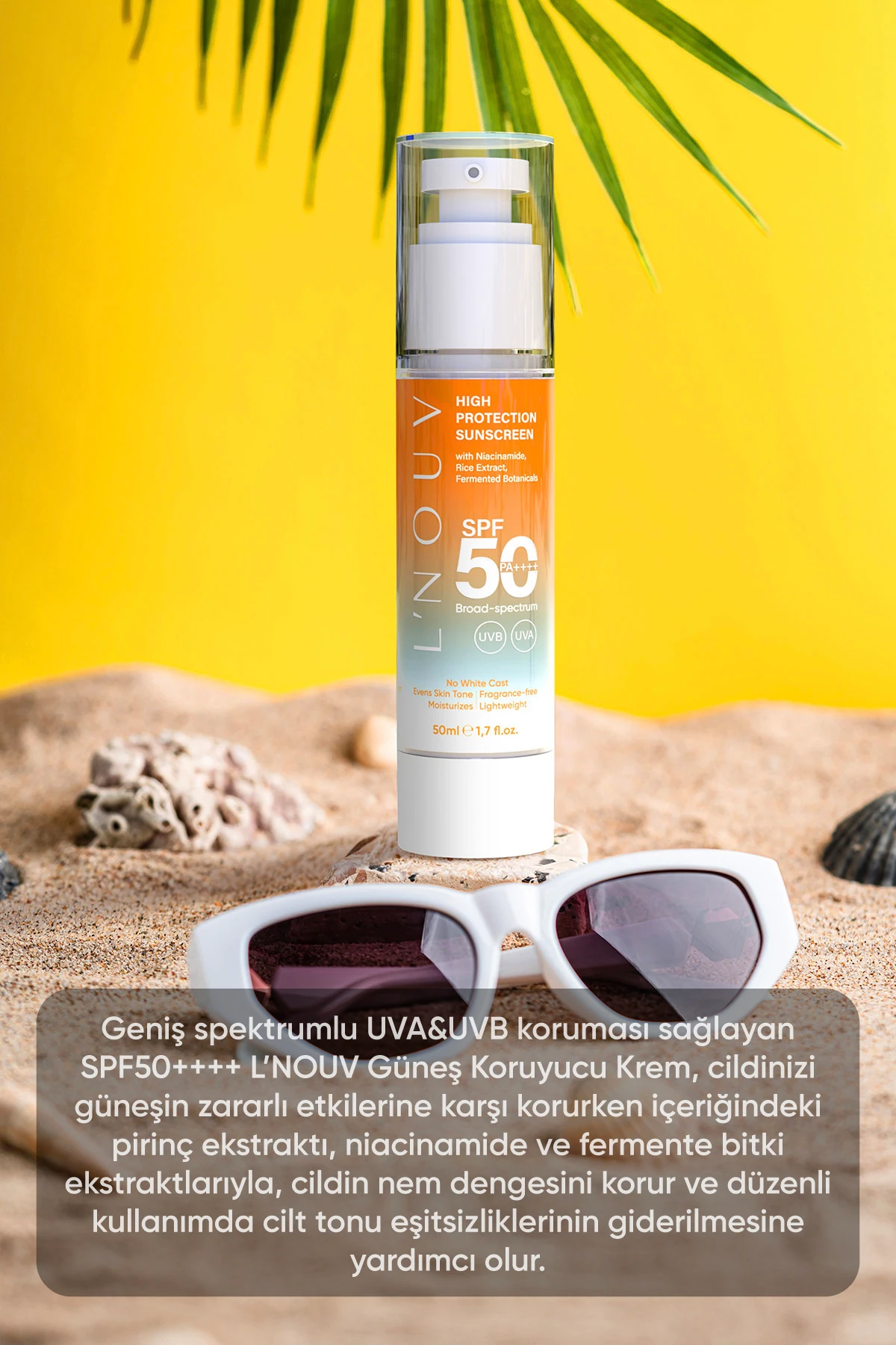 SPF 50+ Güneş Koruyucu Krem