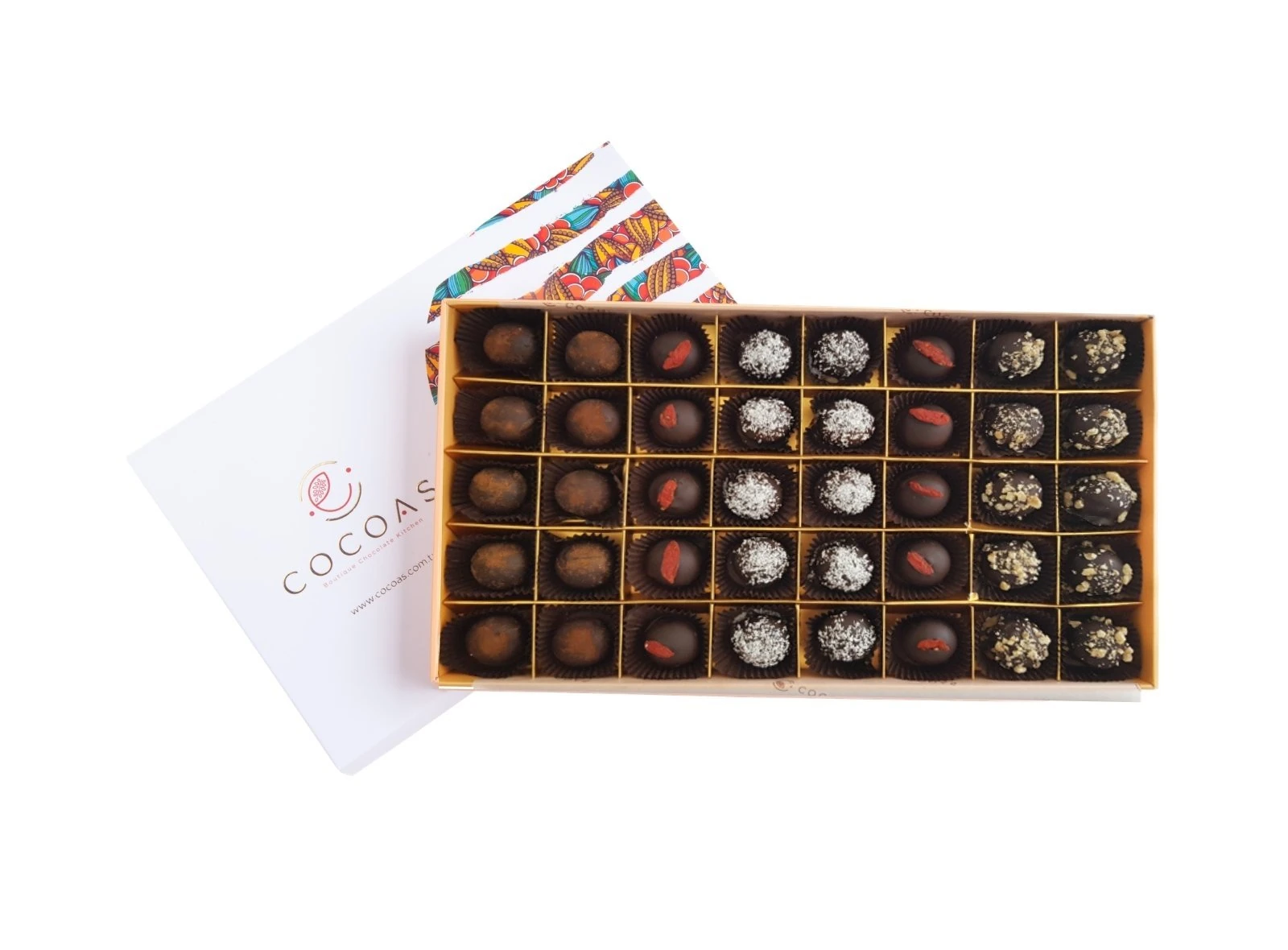 Vegan Meyve Püreli Truffle Çikolata - 560 g