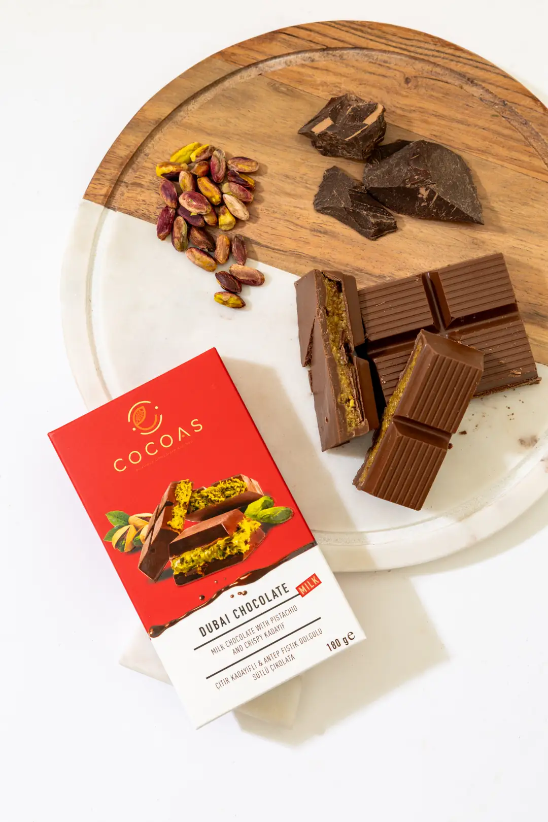 Dubai Çikolatası — Sütlü Tablet Çikolata - 180 g