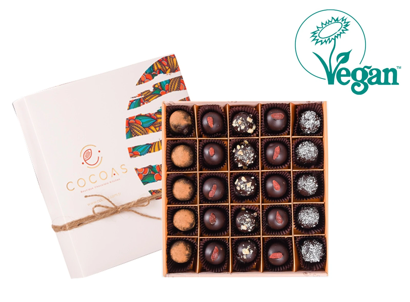 Vegan Meyve Püreli Truffle Çikolata - 350 g
