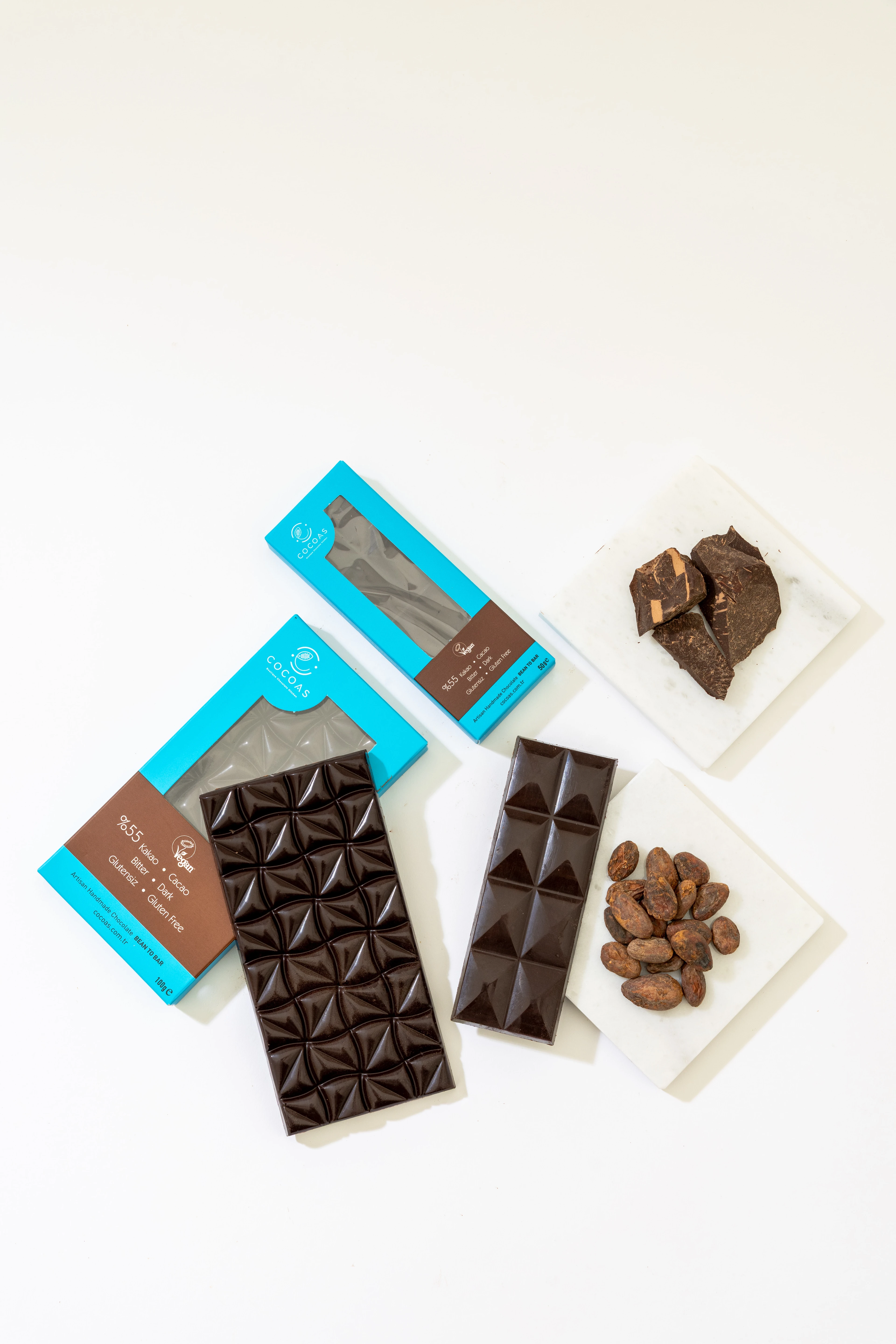 %55 Kakao — Vegan Bitter Tablet Çikolata