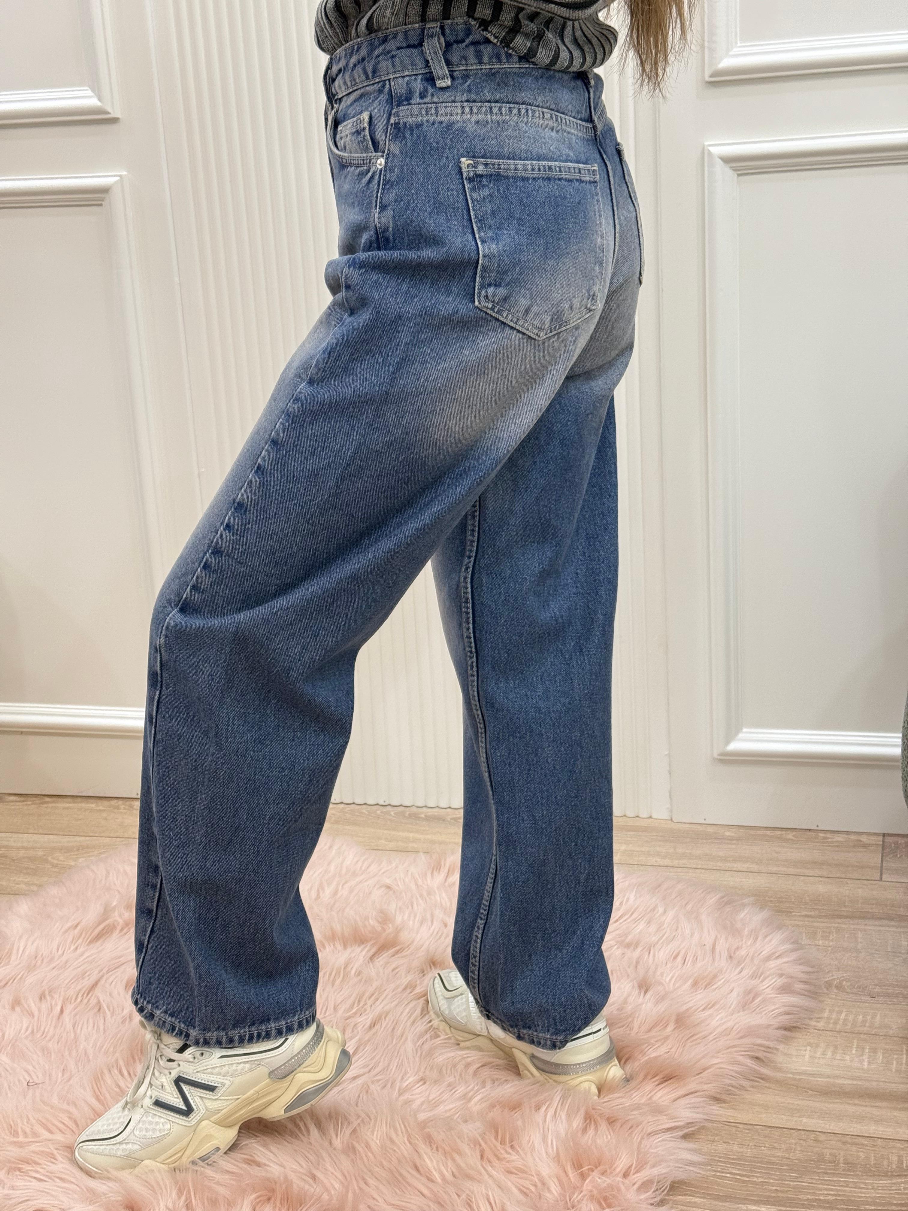 Paça Dönük Balon JEANS