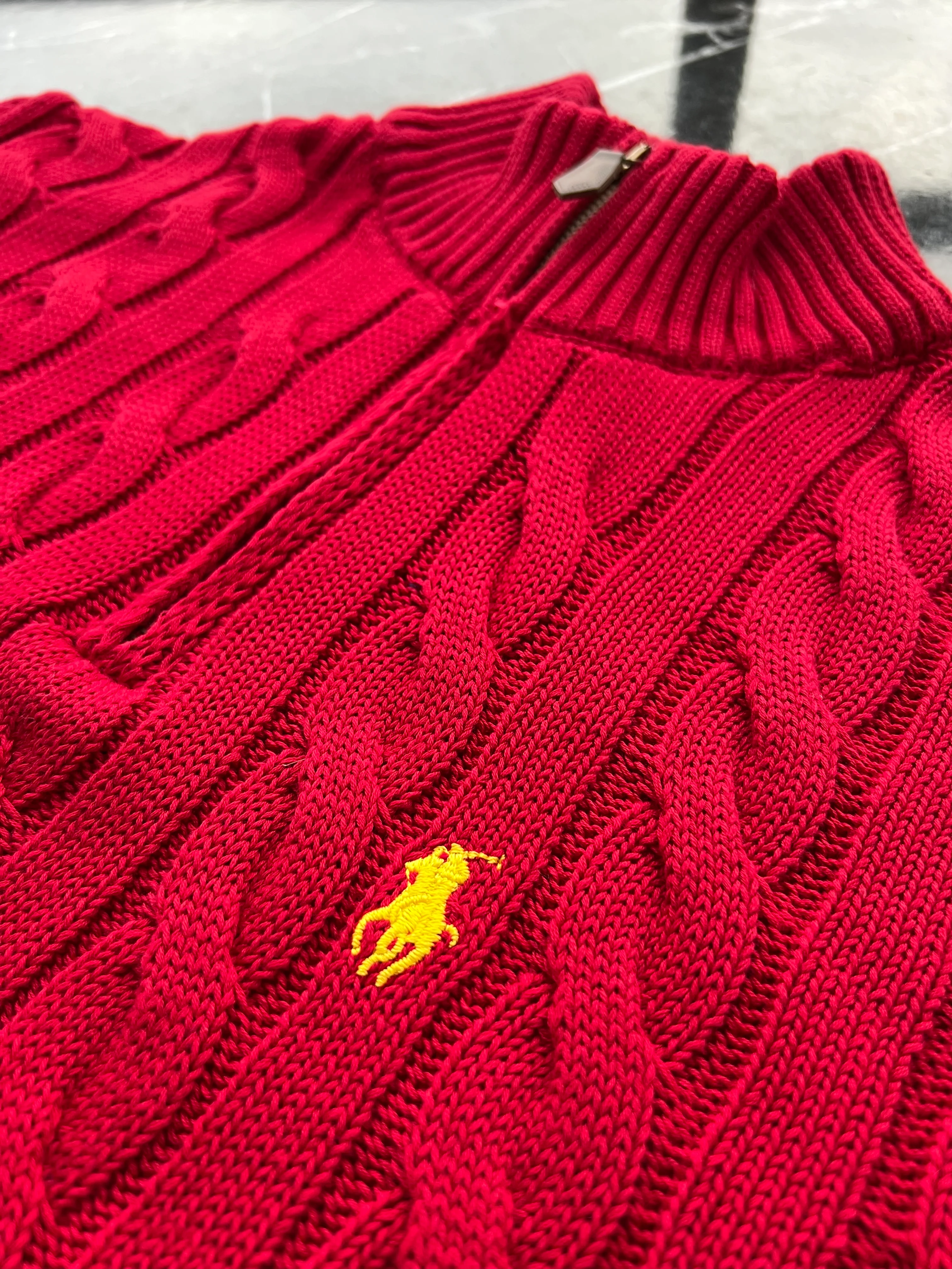 ÖRME YARIM FERMUAR KAZAK