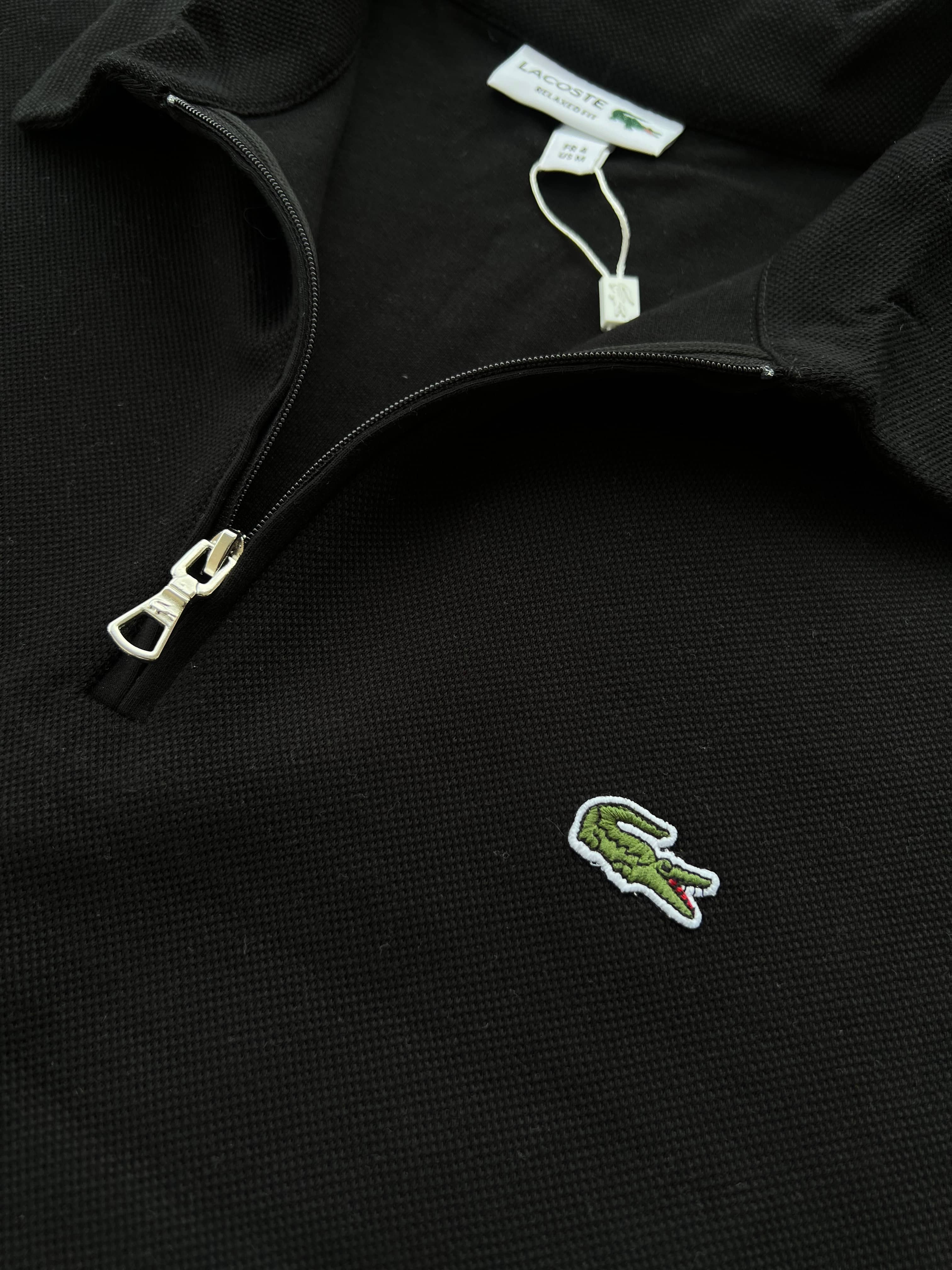 Polo Yaka Fermuarlı Swetshirt
