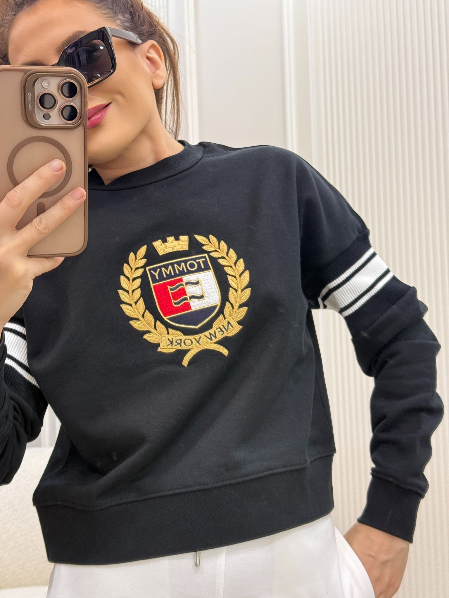 2 Renk Swetshirt