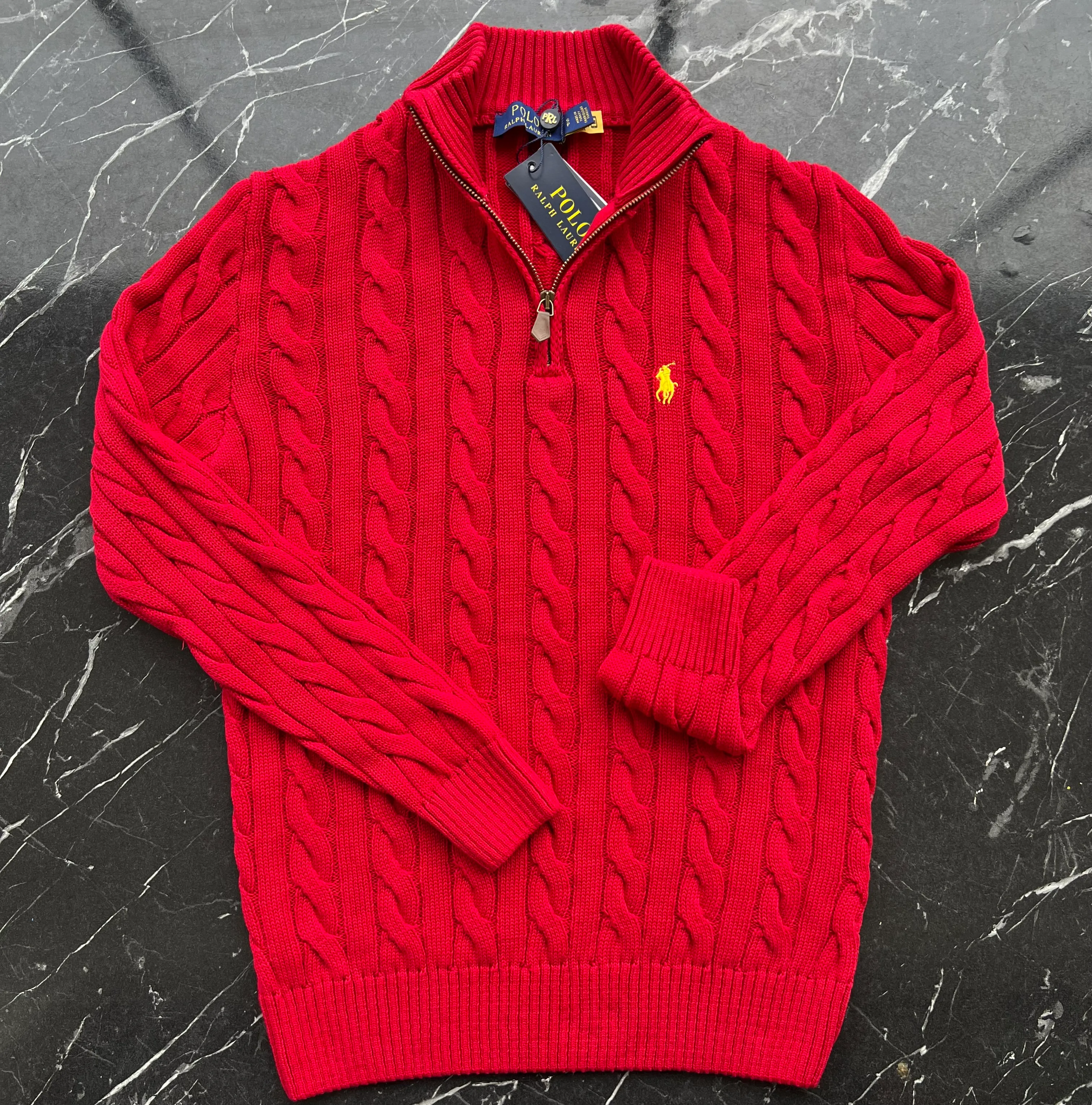 ÖRME YARIM FERMUAR KAZAK