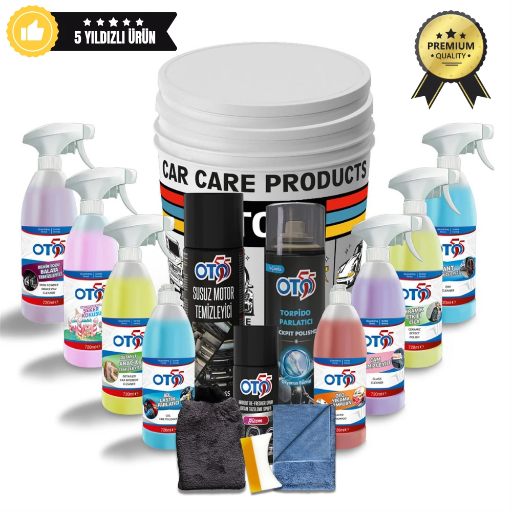16 Parça Oto Bakım Seti (Prime Kova)