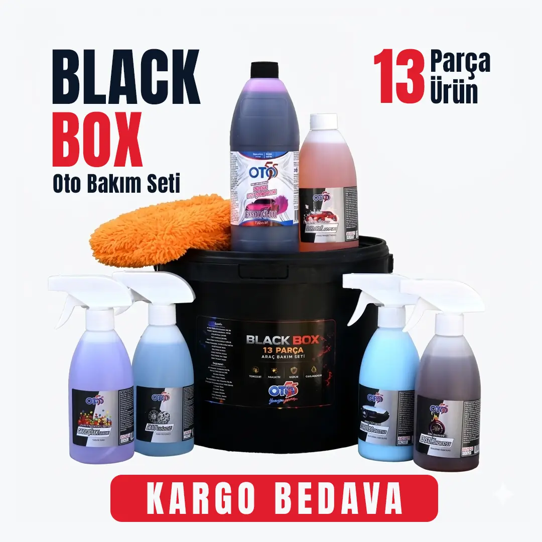 to 【即購入OKです(o^^o)】 OTO55 BlackBox 13 Parça Oto Temizlik ve Bakım Seti - En İyi Fiyat