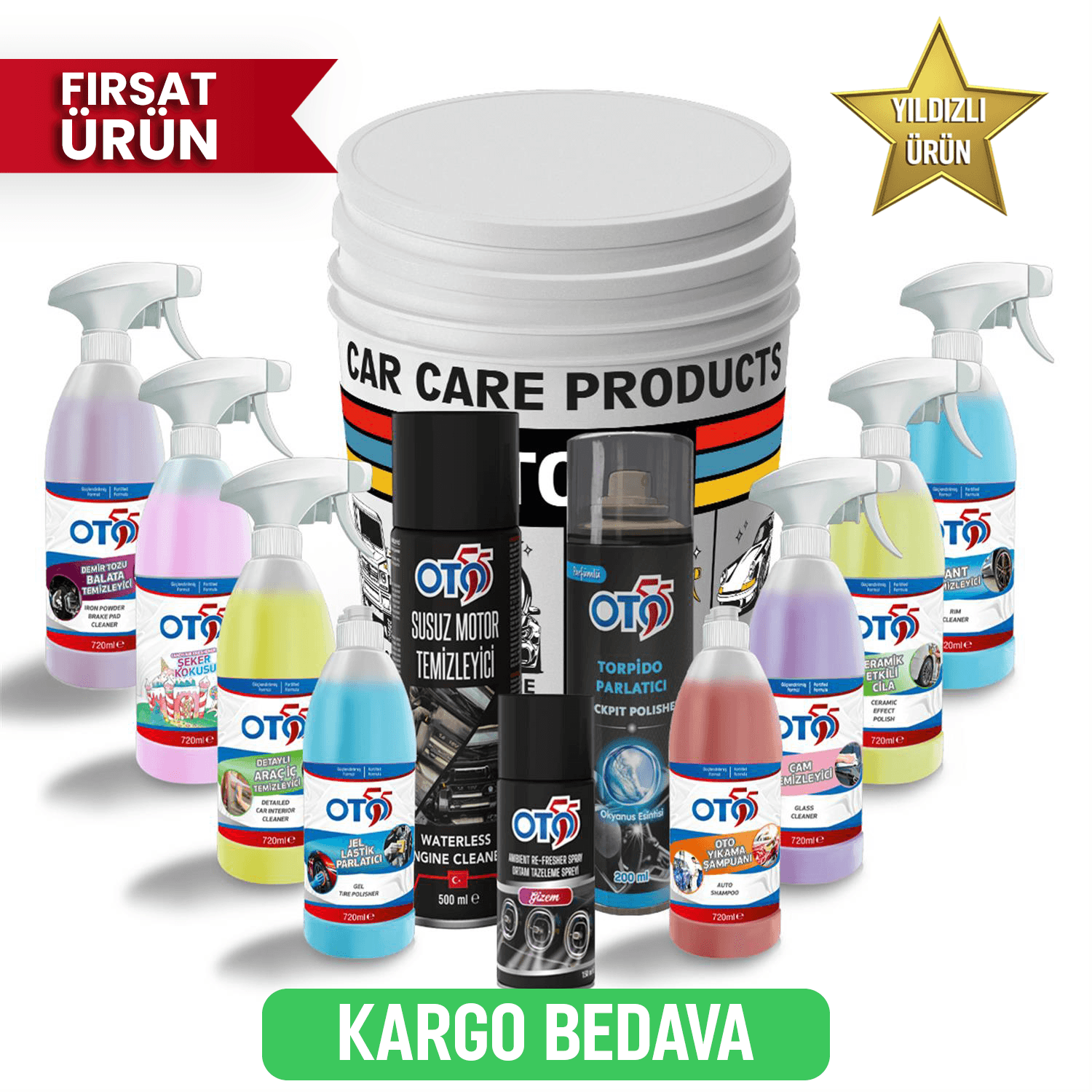 Prime Kova Seti (12 Parça Ürün)