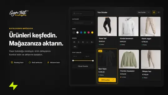 Gymtayt Dropshipping ekran görüntüsü 1