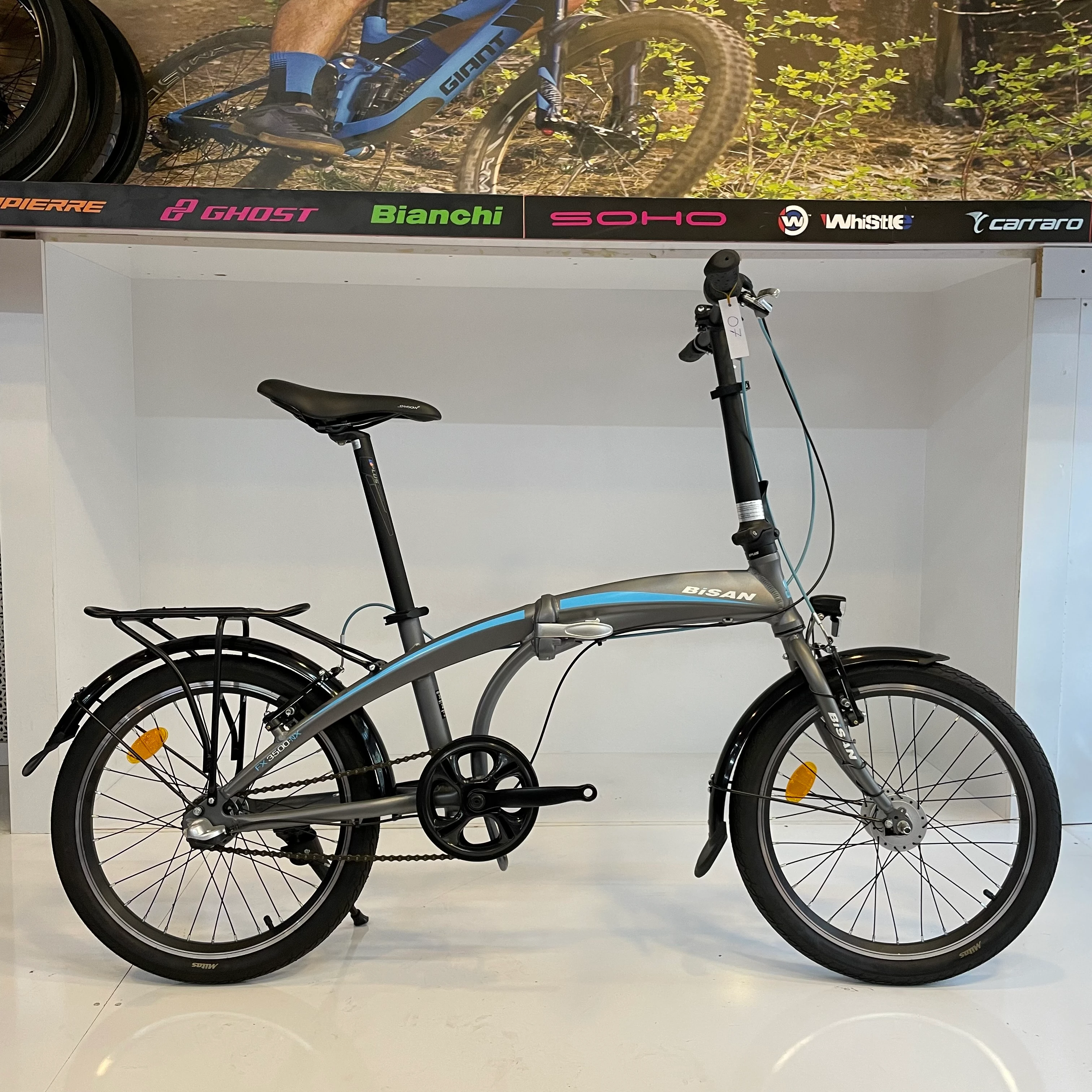 BİSAN FX 3500-NX KATLANIR BİSİKLET V-FREN GÖBEKTEN 3 VİTESLİ (07)