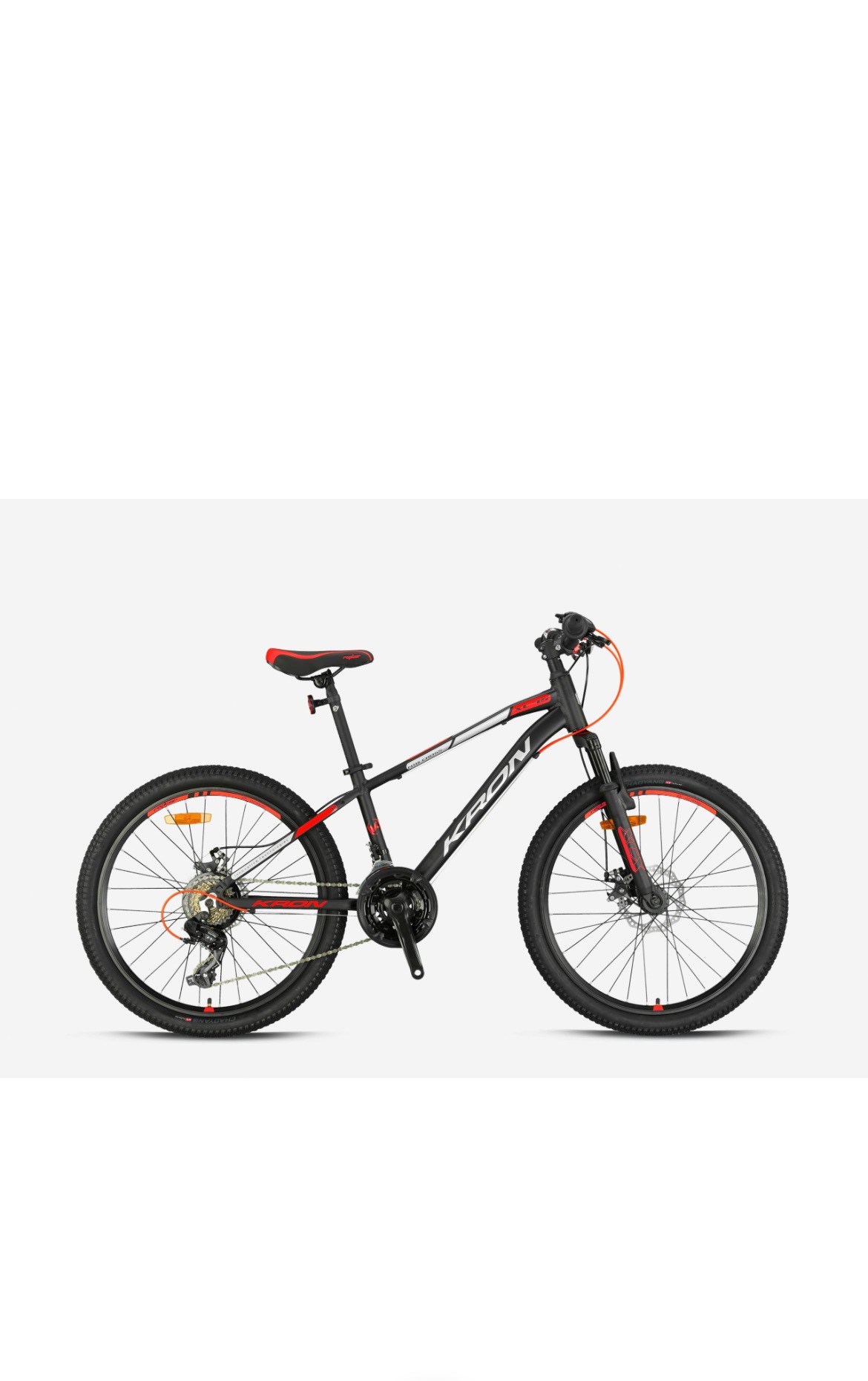 Kron XC 75 V-Fren 24 Jant Siyah Kırmızı n