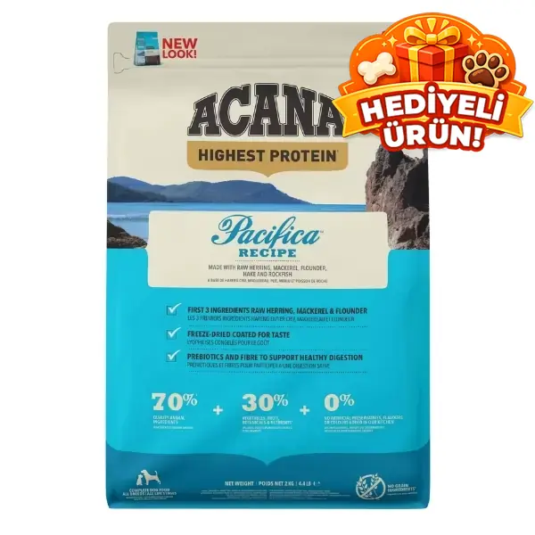 Acana Pacifica Balık ve Sebzeli Yavru ve Yetişkin Köpek Maması