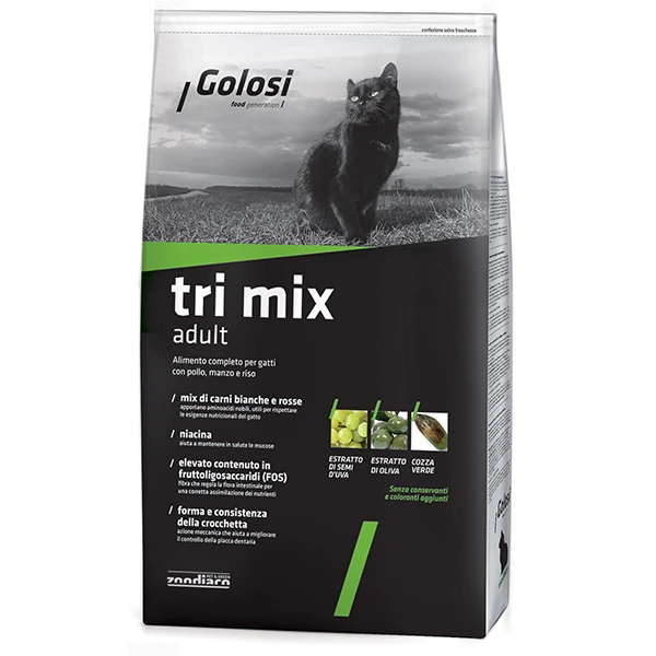 Golosi Tri Mix Karışık Yetişkin Kedi Maması - 1.5 Kg