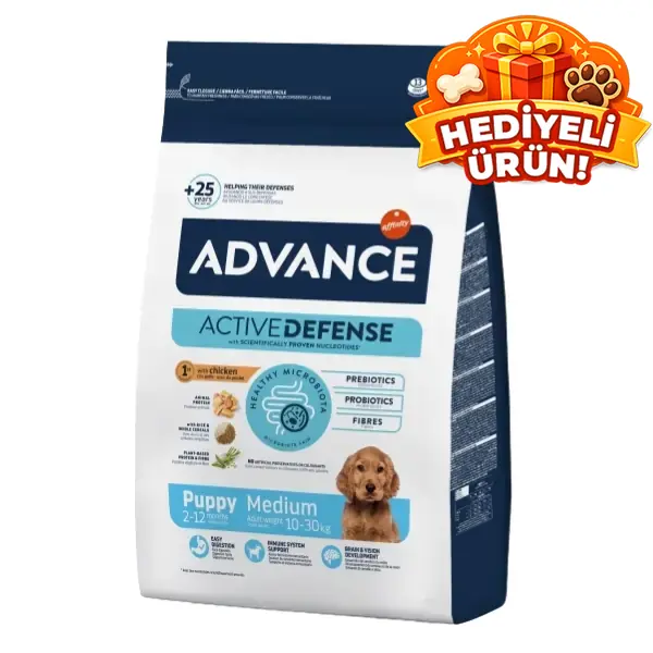 Advance Puppy Medium Tavuklu Orta Irk Yavru Köpek Maması