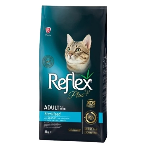 Reflex Plus Adult Somonlu Kısırlaştırılmış Kedi Maması - 8 Kg
