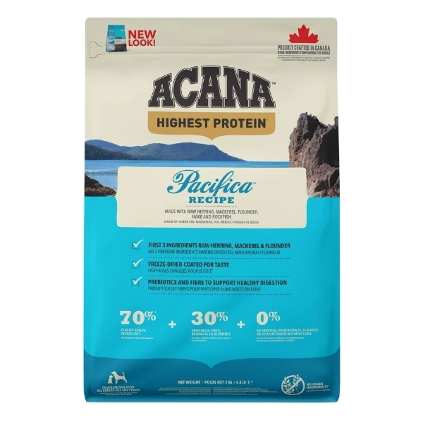 Acana Pacifica Balık ve Sebzeli Yavru ve Yetişkin Köpek Maması - 2 Kg