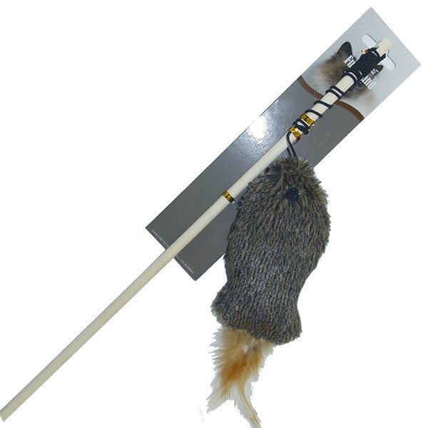 Eastland Peluş Kedi Otlu Kedi Oltası Oyuncağı