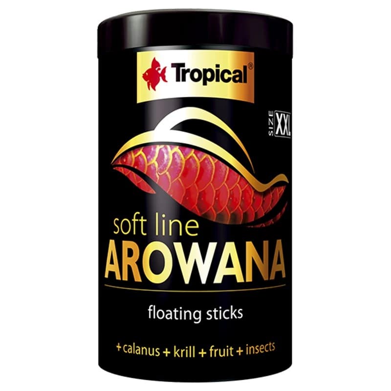 Tropical Softline Arowana Yetişkin Arowanalar için Renklendirici Balık Yemi