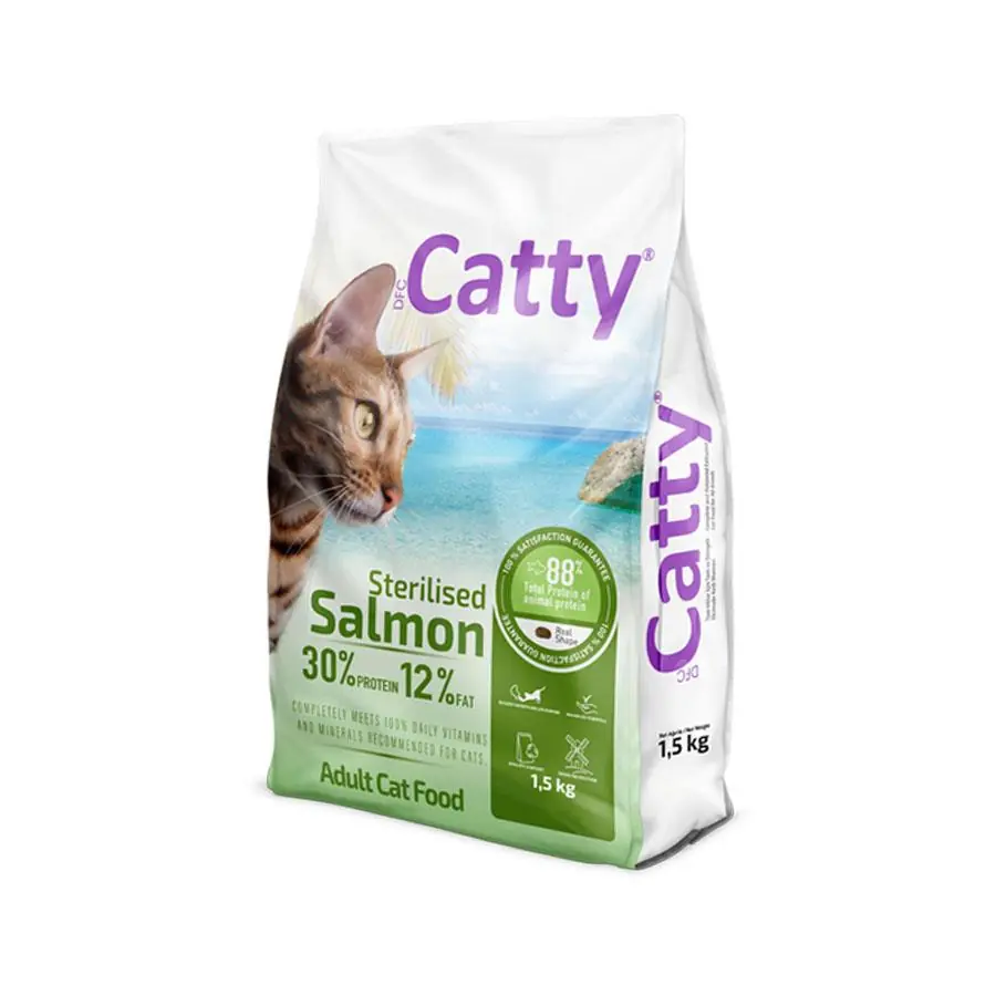 Catty Somonlu Kısırlaştırılmış Yetişkin Kedi Maması