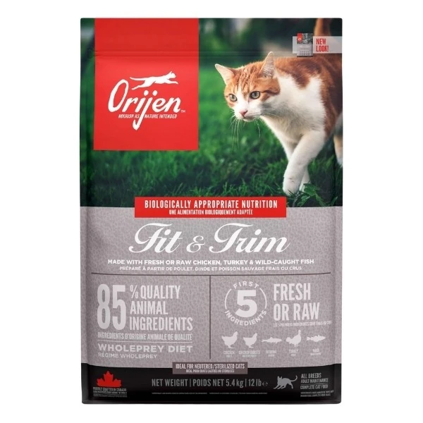 Orijen Fit-Trim Tahılsız Kilo Kontrolü için Diyet Kedi Maması