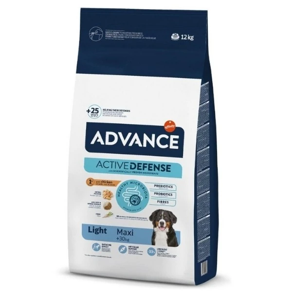 Advance Light Maxi Tavuklu Büyük Irk Diyet Köpek Maması - 12 Kg