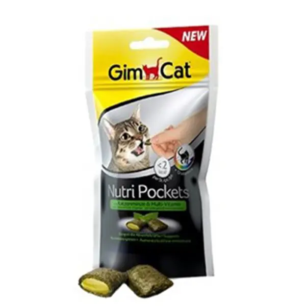 Gimcat Kedi Ödül Tableti Nutri Pockets Kedi Otu Multivitamin
