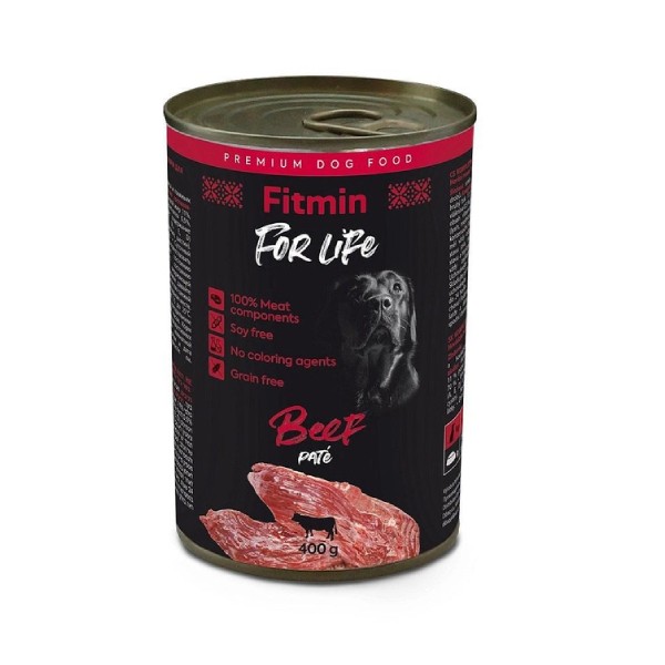 Fitmin For Life Biftekli Pate Yetişkin Konserve Köpek Maması