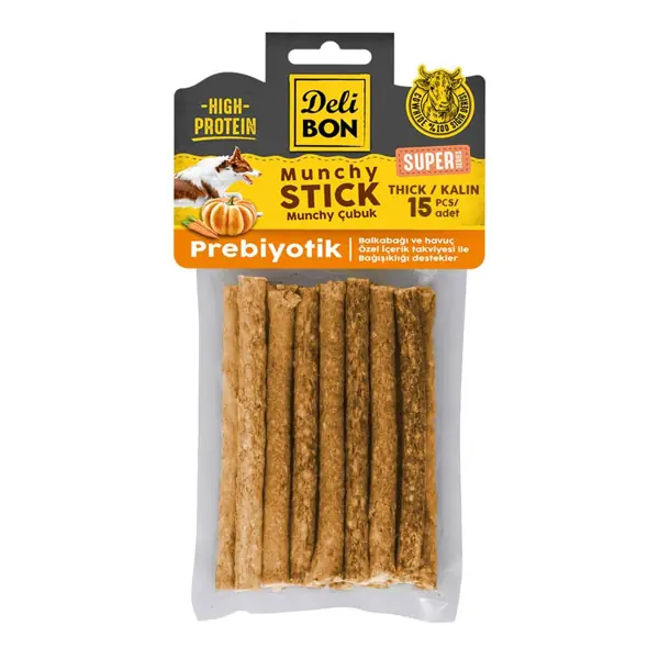 Delibon Süper Munchy Çubuk Prebiyotik Köpek Çiğneme Kemiği