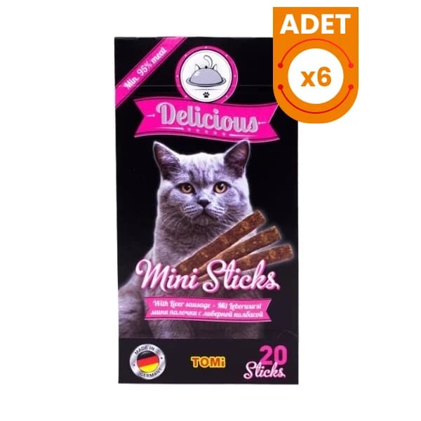 Tomi Sosisli Mini Stick Kedi Ödül Maması