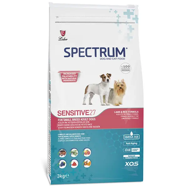Spectrum Sensitive27 Küçük Irk Kuzulu Yetişkin Köpek Maması
